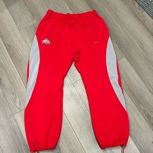 Authentic Ohio State Nike Basketball Pants. Red 2xl
